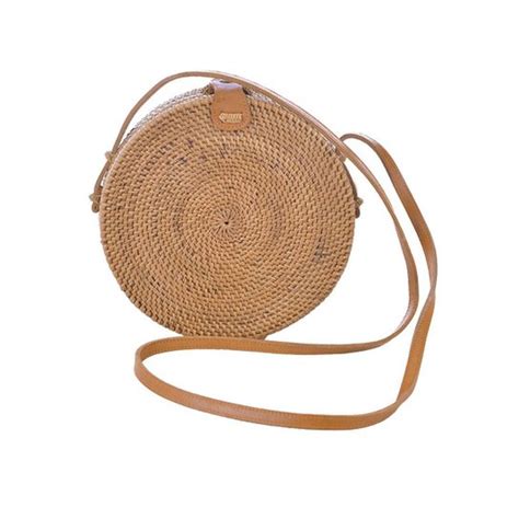 bolsa rattan redonda grande zattini|Bolsa Redonda De Rattan Simple Shopping Bali .